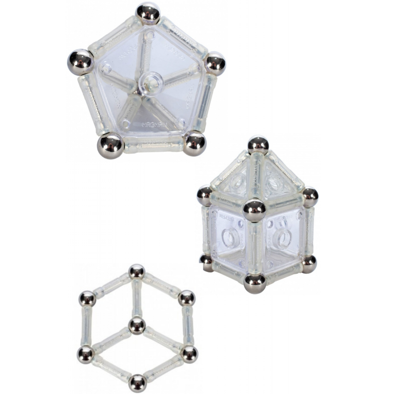 Set de constructie MalPlay Magnetic Crystal 84 piese