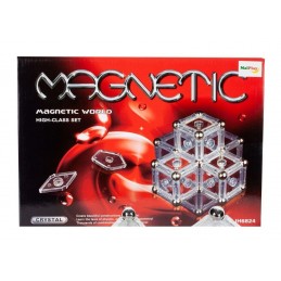 Set de constructie MalPlay Magnetic Crystal 84 piese