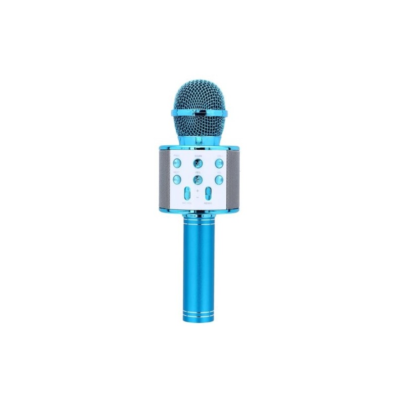 Microfon wireless pentru karaoke MalPlay,bleu