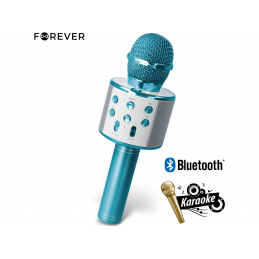 Microfon wireless pentru karaoke MalPlay,bleu